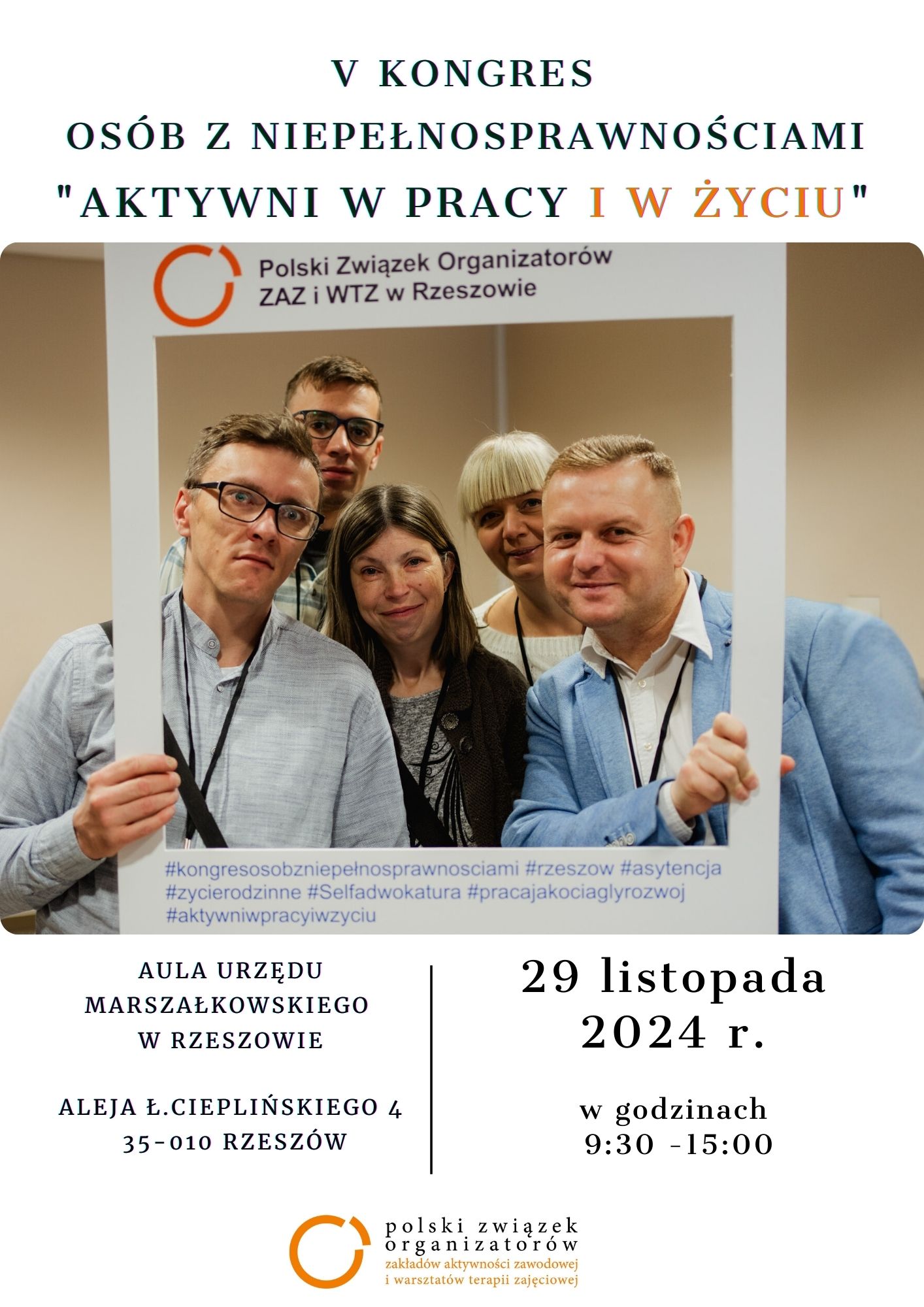 POLSKI ZWIĄZEK ORGANIZATORÓW ZAKŁADÓW AKTYWNOŚCI ZAWODOWEJ I WARSZTATÓW TERAPII ZAJĘCIOWEJ