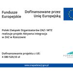 POLSKI ZWIĄZEK ORGANIZATORÓW ZAKŁADÓW AKTYWNOŚCI ZAWODOWEJ I WARSZTATÓW TERAPII ZAJĘCIOWEJ